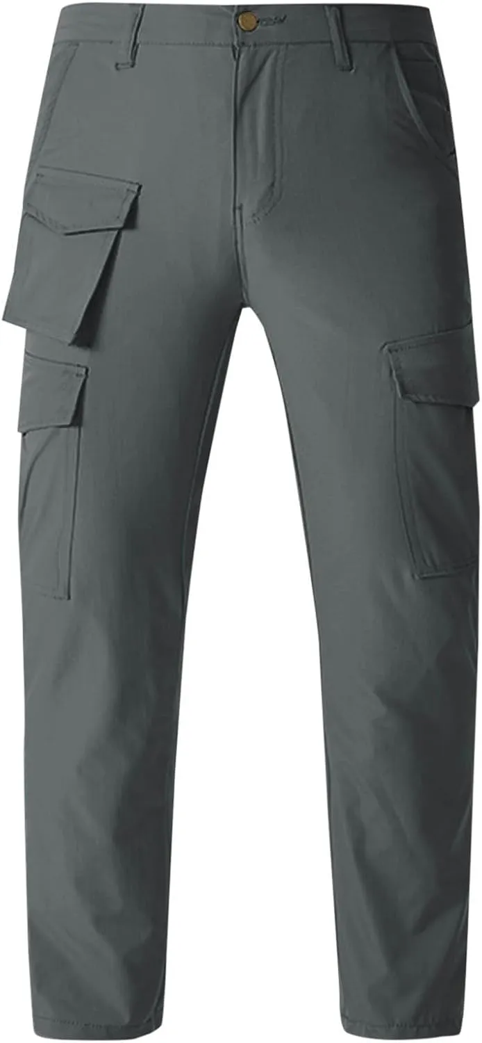Tactical Pants for Men Ripstop Cargo Pants Lightweight EDC Work Hiking Pants Outdoor Apparel Assault Combat Pants