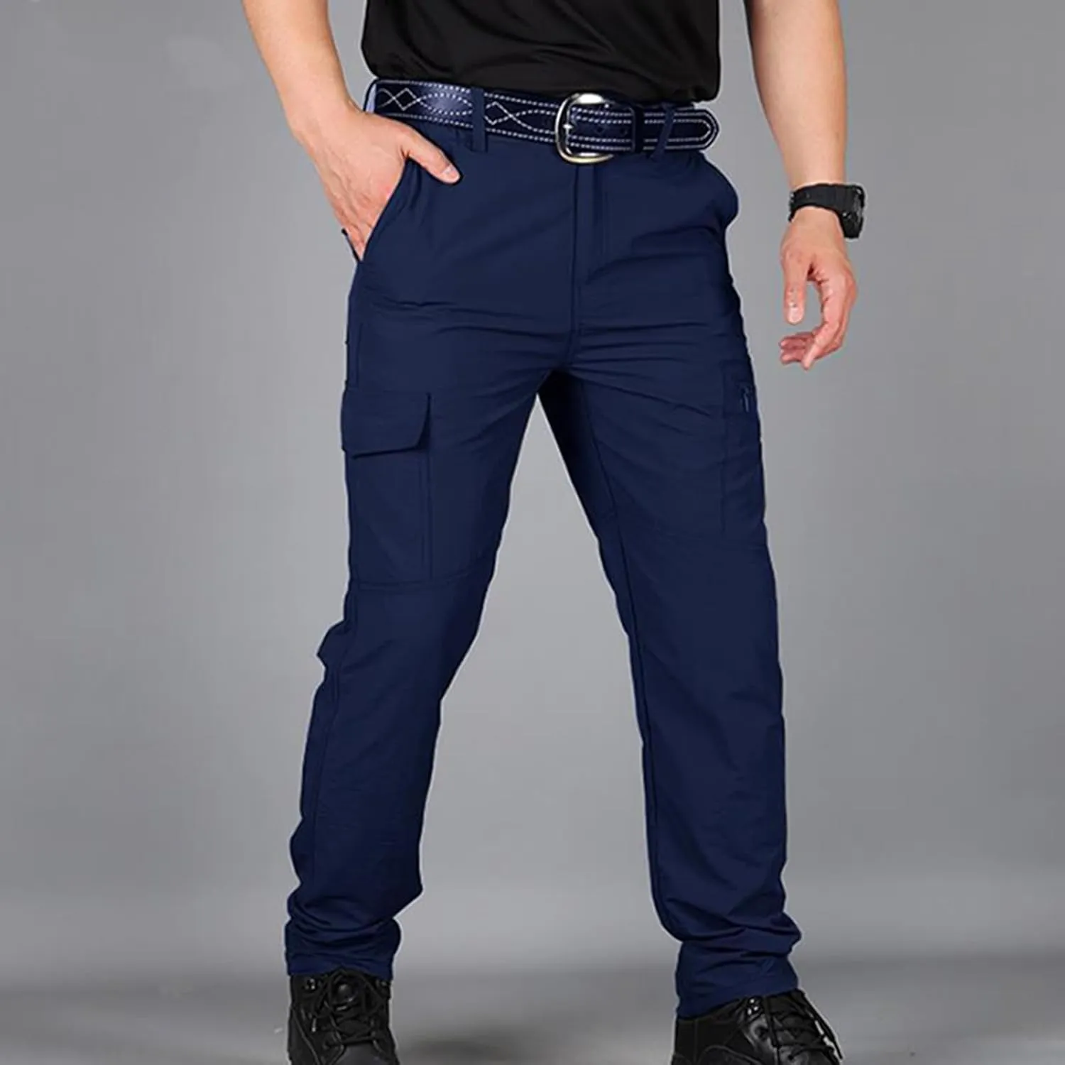 Tactical Pants for Men Stretch Cargo Pants Military Work Pants Outdoor Activity Hiking Pants with Multi Pockets