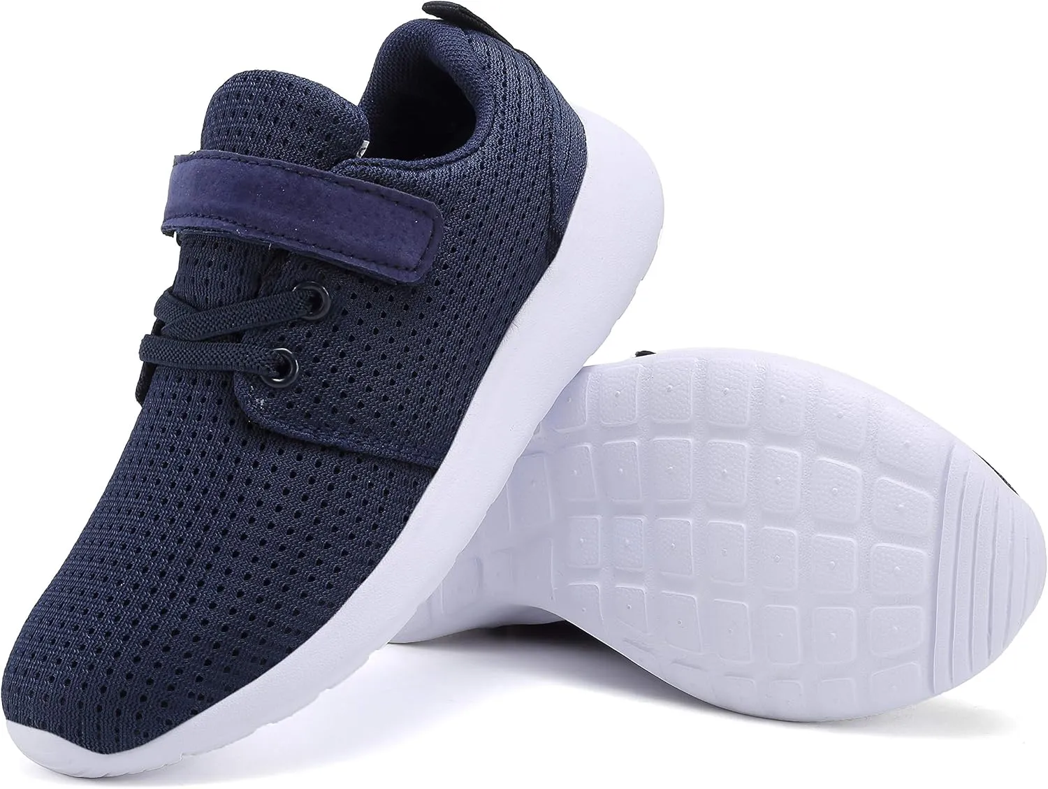TOEDNNQI Boys Girls Sneakers Kids Lightweight Breathable Strap Athletic Running Shoes for Toddler/Little Kid/Big Kid