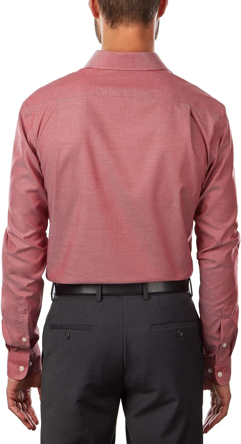 Tommy Hilfiger Men's Dress Shirt Slim Fit Non Iron Solid