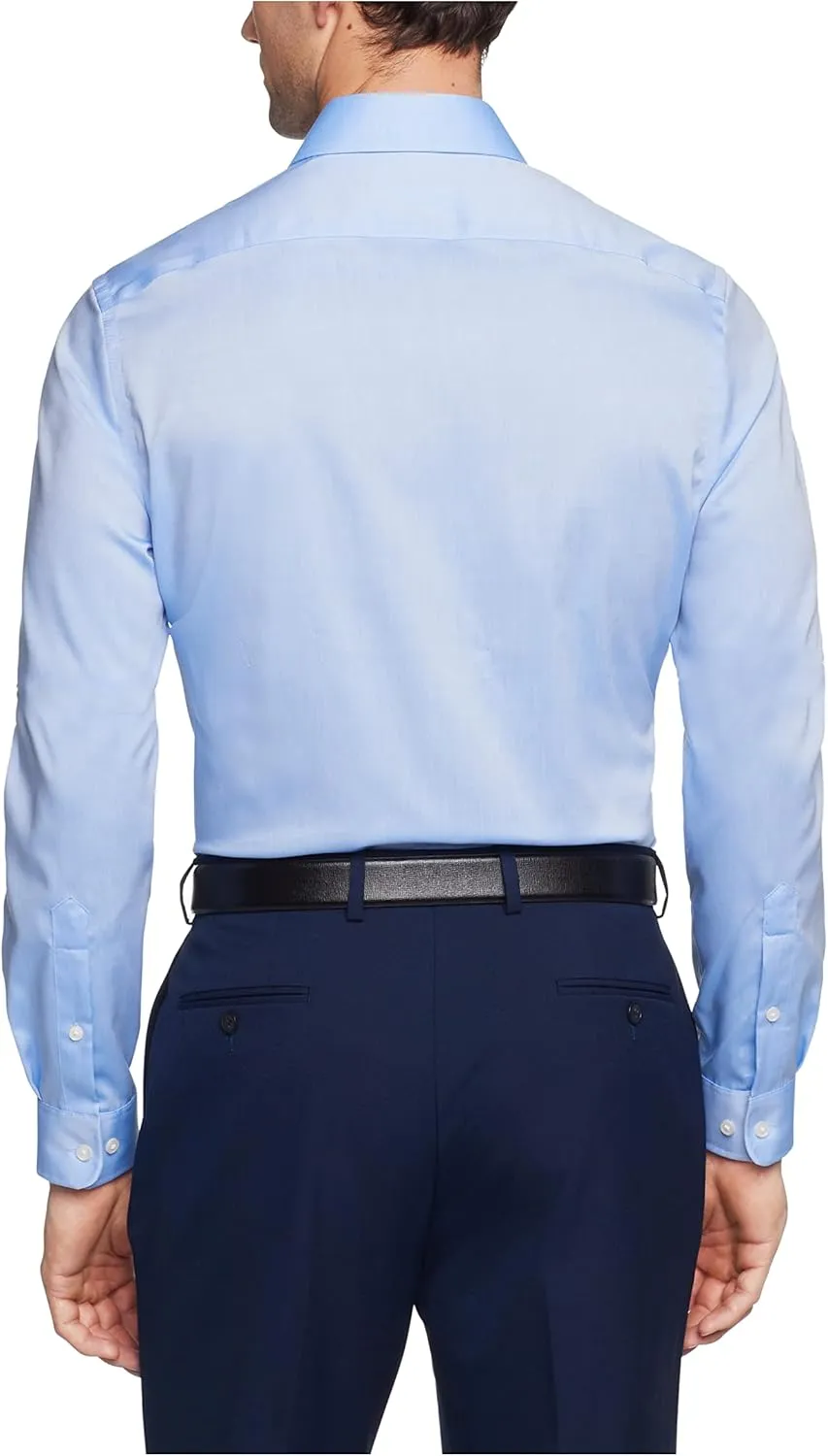 Tommy Hilfiger Men's Dress Shirt Slim Fit Non Iron Solid