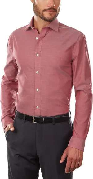 Tommy Hilfiger Men's Dress Shirt Slim Fit Non Iron Solid