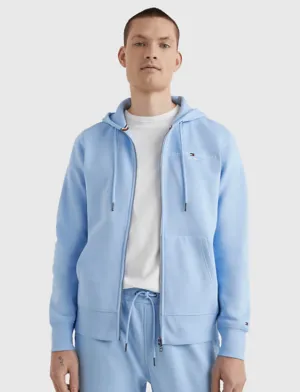 Tommy Hilfiger Tommy Logo Zip Through Hoodie