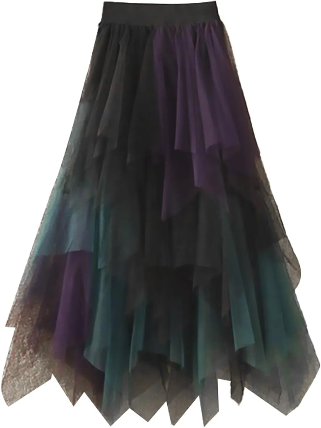Tulle Skirt for Women Layered Tutu Skirt Puffy Fairy Skirts Mesh Tiered Skirts Party Skirts Rave Skirts