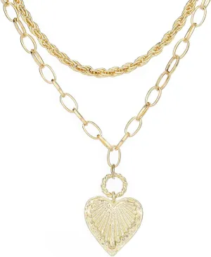 Uranian Heart Pendant Necklaces Layered Necklace Dainty Silver Choker Necklaces Fashion Necklaces Chain Layering Necklaces Jewelry for Women