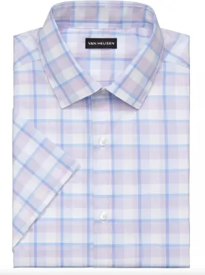 Van Heusen Men's Dress Shirt Short Sleeve Stretch