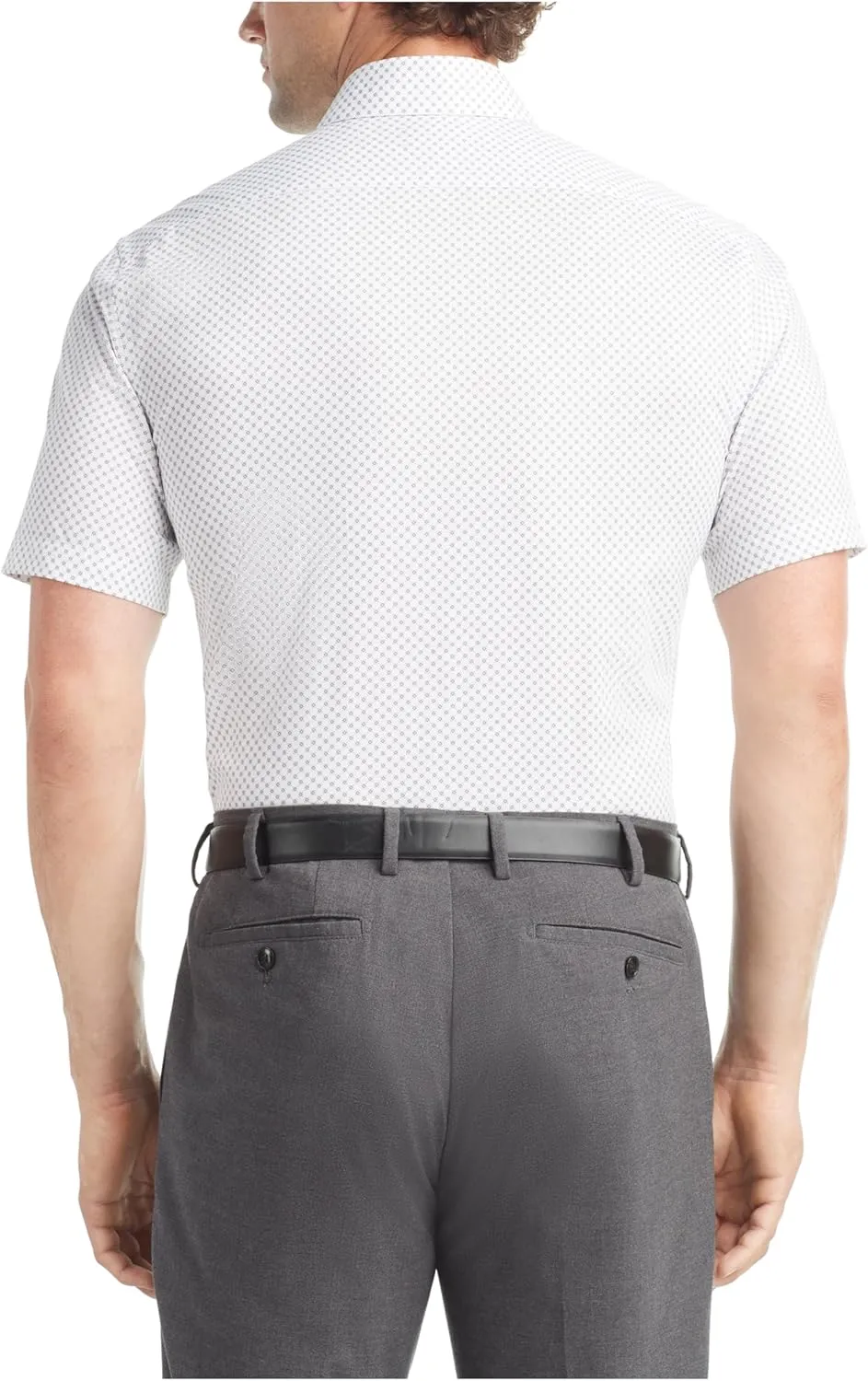 Van Heusen Men's Dress Shirt Short Sleeve Stretch