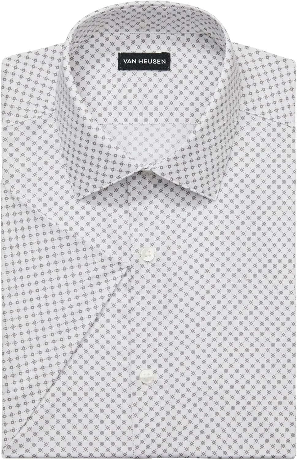 Van Heusen Men's Dress Shirt Short Sleeve Stretch