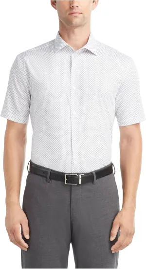 Van Heusen Men's Dress Shirt Short Sleeve Stretch