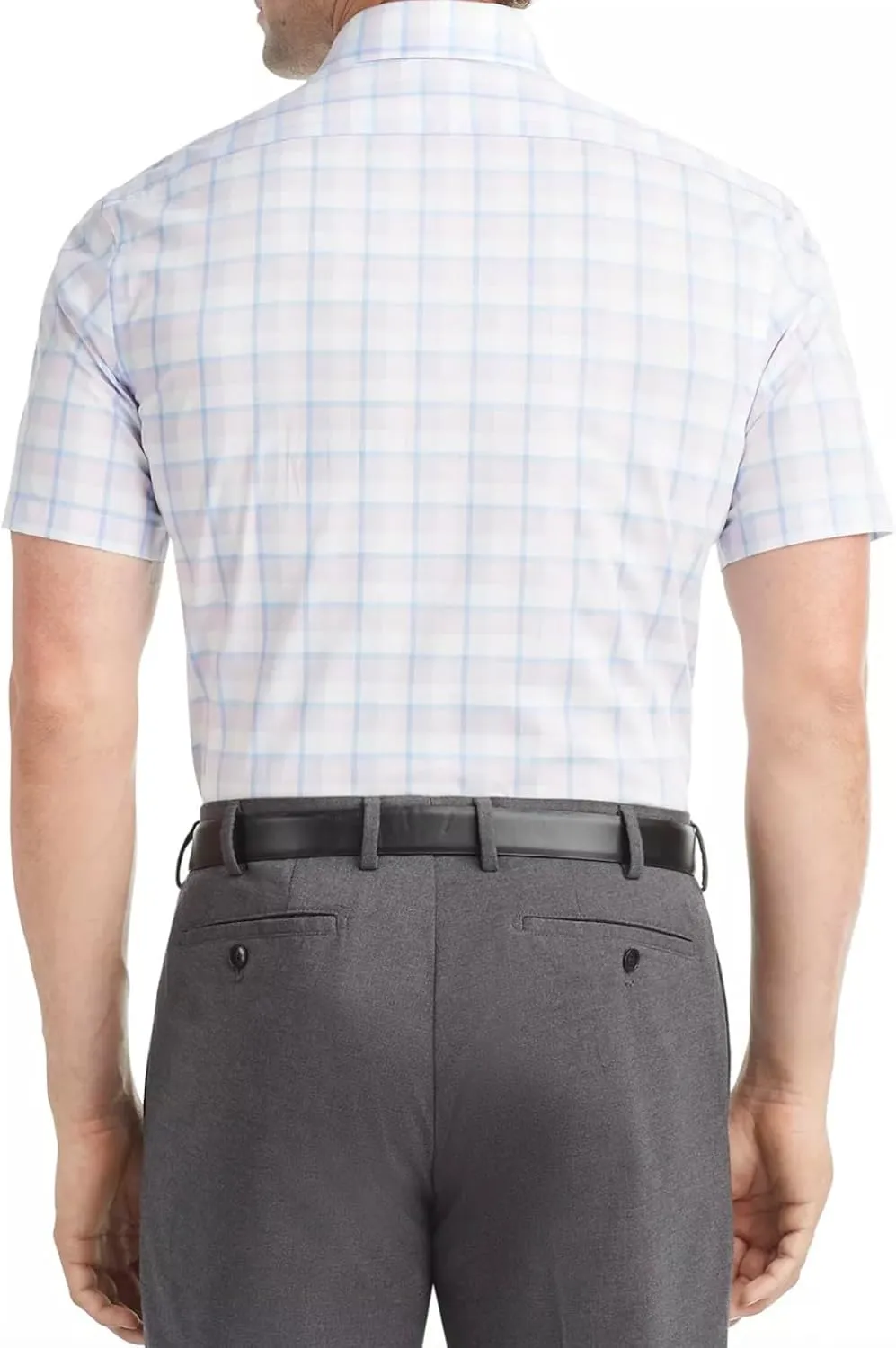 Van Heusen Men's Dress Shirt Short Sleeve Stretch
