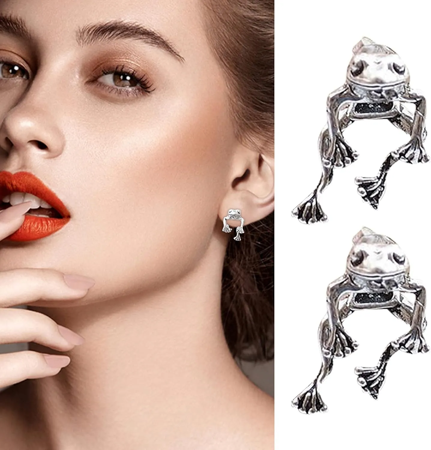 Vintage Animals Earrings for Women,Trendy Cute Animal Dangle Stud Earrings Jewelry Birthday Stocking Stuffers Christmas Gifts