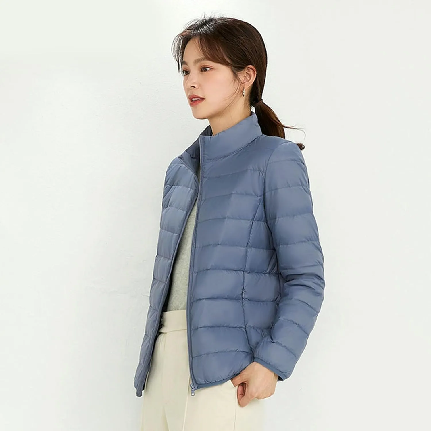 Winter Coats For Women Packable Down Jacket Womens Womens Puffer Jacket With Hood Floral Bomber Jacket Women