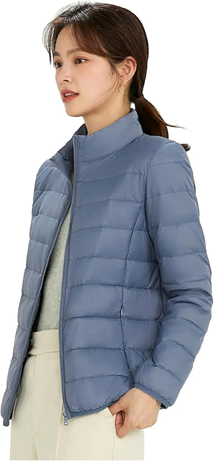 Winter Coats For Women Packable Down Jacket Womens Womens Puffer Jacket With Hood Floral Bomber Jacket Women