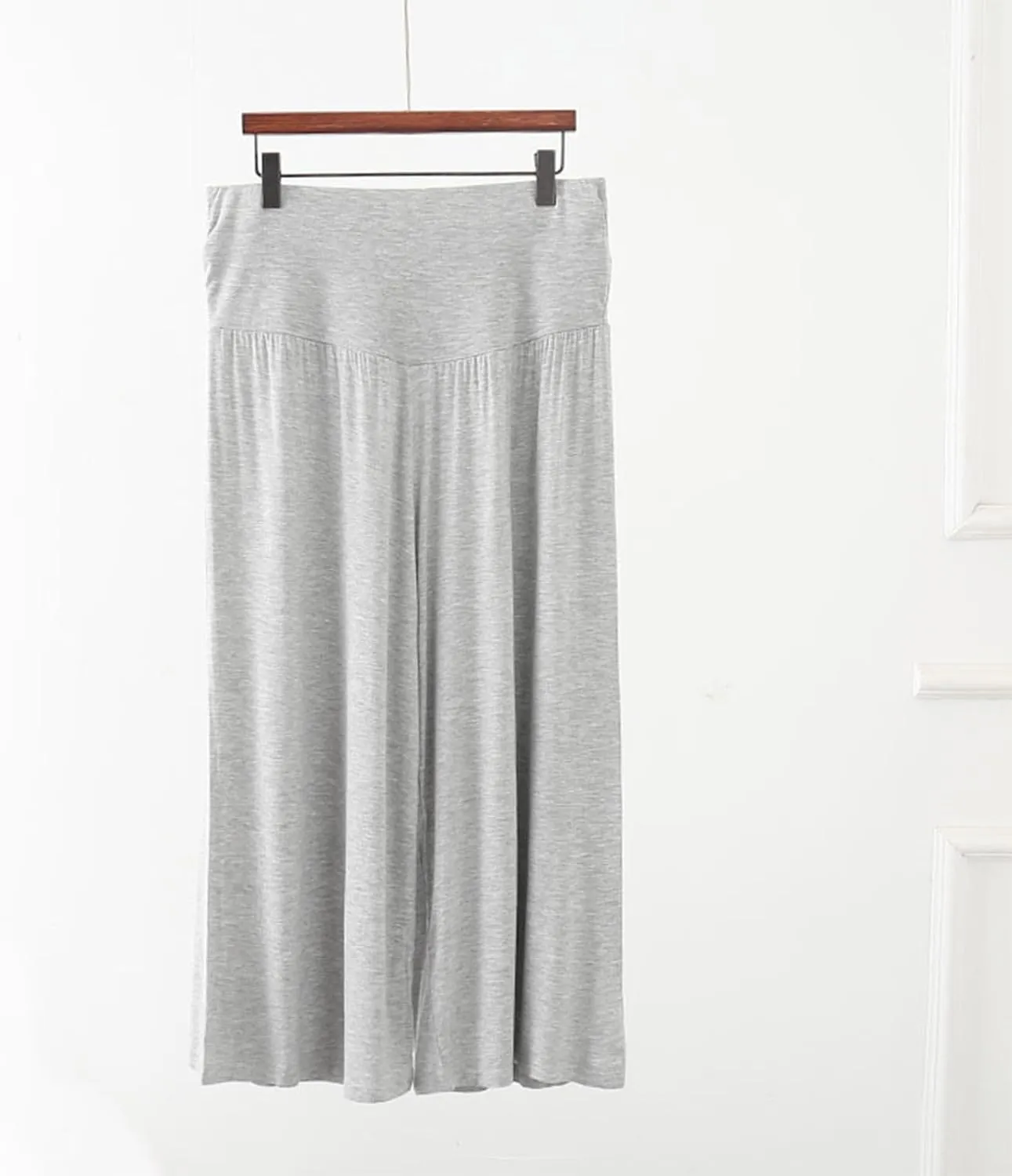 Women Capri 3/4 Trousers Cropped Pants Lounge Yoga Sports Sweatpants Stretch Leggings Elasticated Waist Bottoms