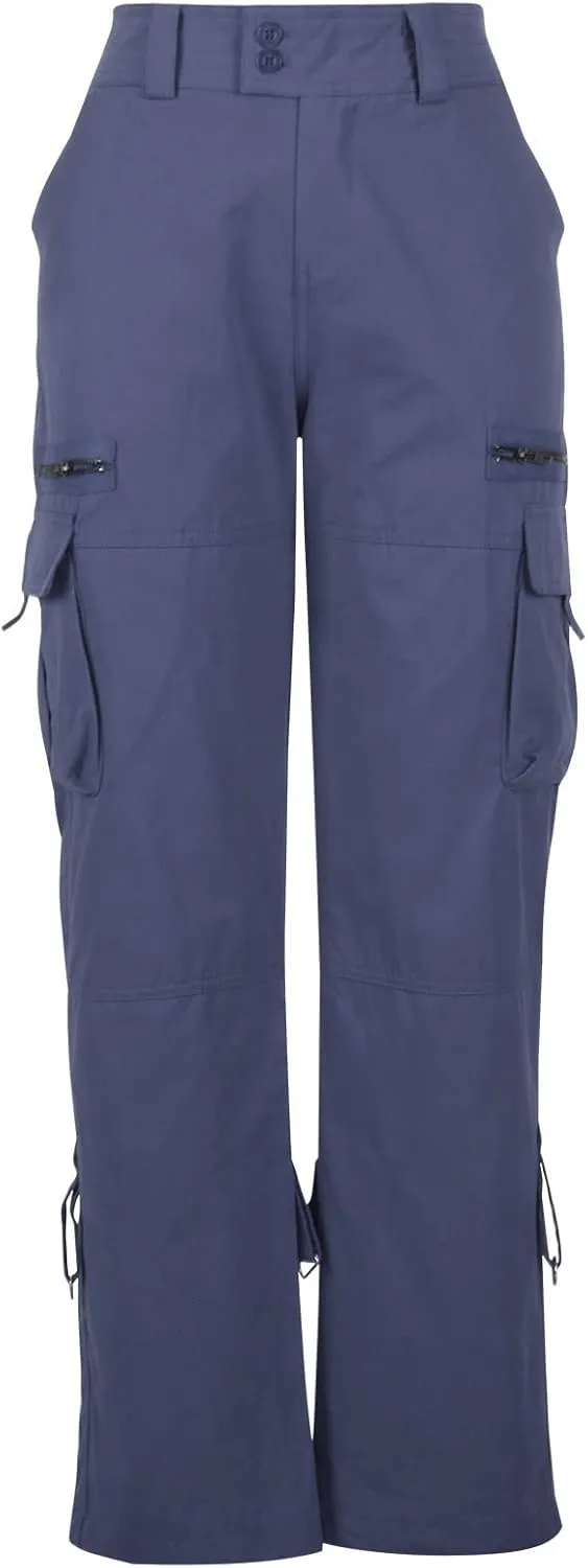 Women Cargo Pants Low Rise Tactical Pants Comfy Hiking Pants with Pockets Straight Leg Parachute Pants Long Trousers