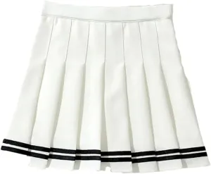 Women High-Waisted Elastic Mini Pleated Skirts Fashion Summer A-Line Slim Fit Skirt