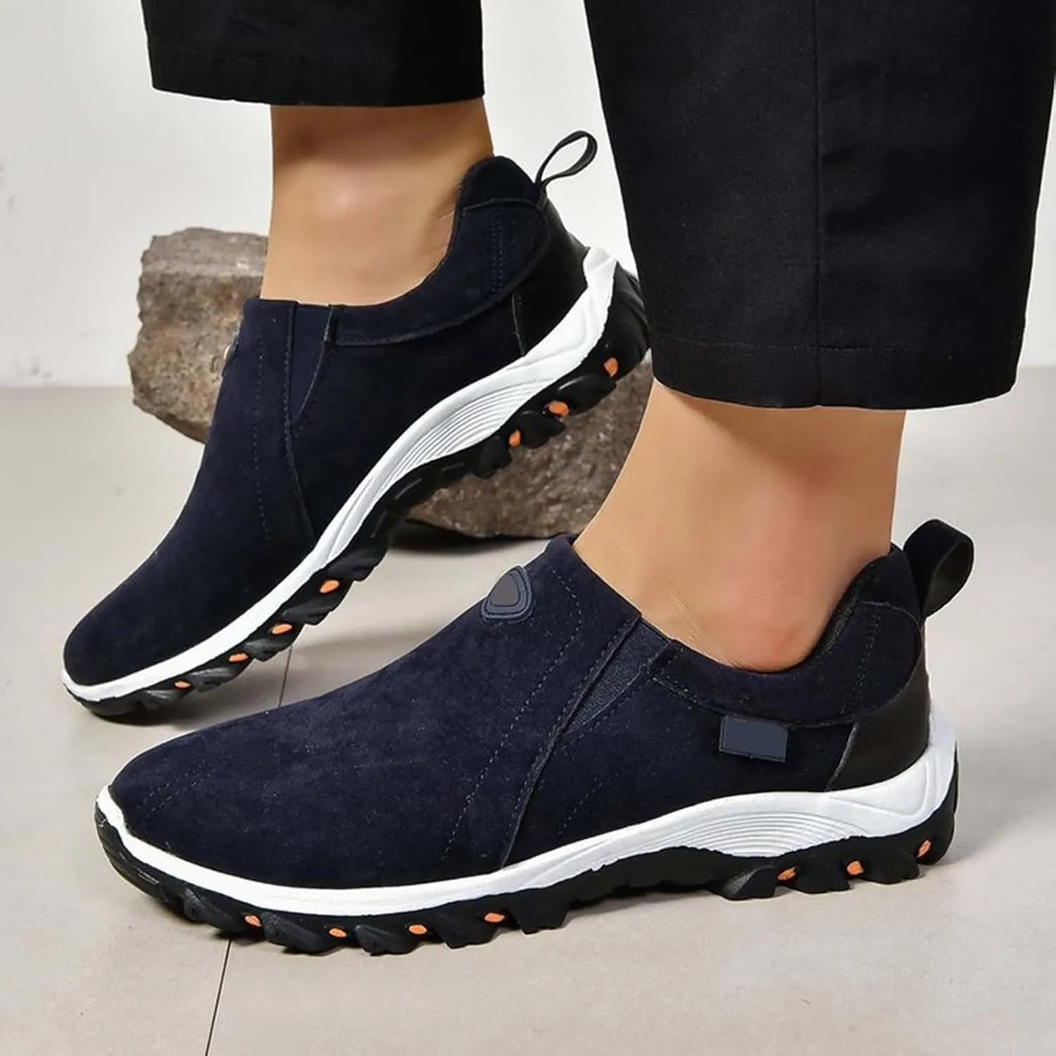 Women Loafers Sport Shoes Running Shoes Breathable Fashion for Student and Teenagers Ladies Slip On Casual Boys