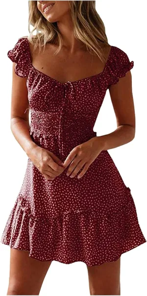 Women Long Sleeves Sexy Ruched Bodycon Mini Dress Drawstring Sweetheart Neck Wrap Short Party Cocktail Dress
