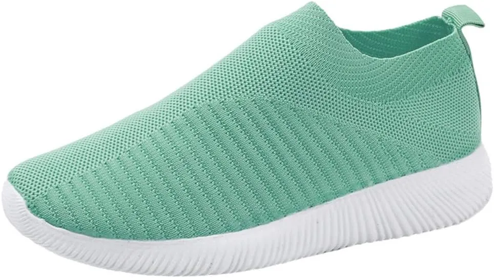 Women Outdoor Mesh Shoes Casual Slip On Comfortable Soles Running Sports Shoes Woman Work Out Shoes Woman Workout Shoes