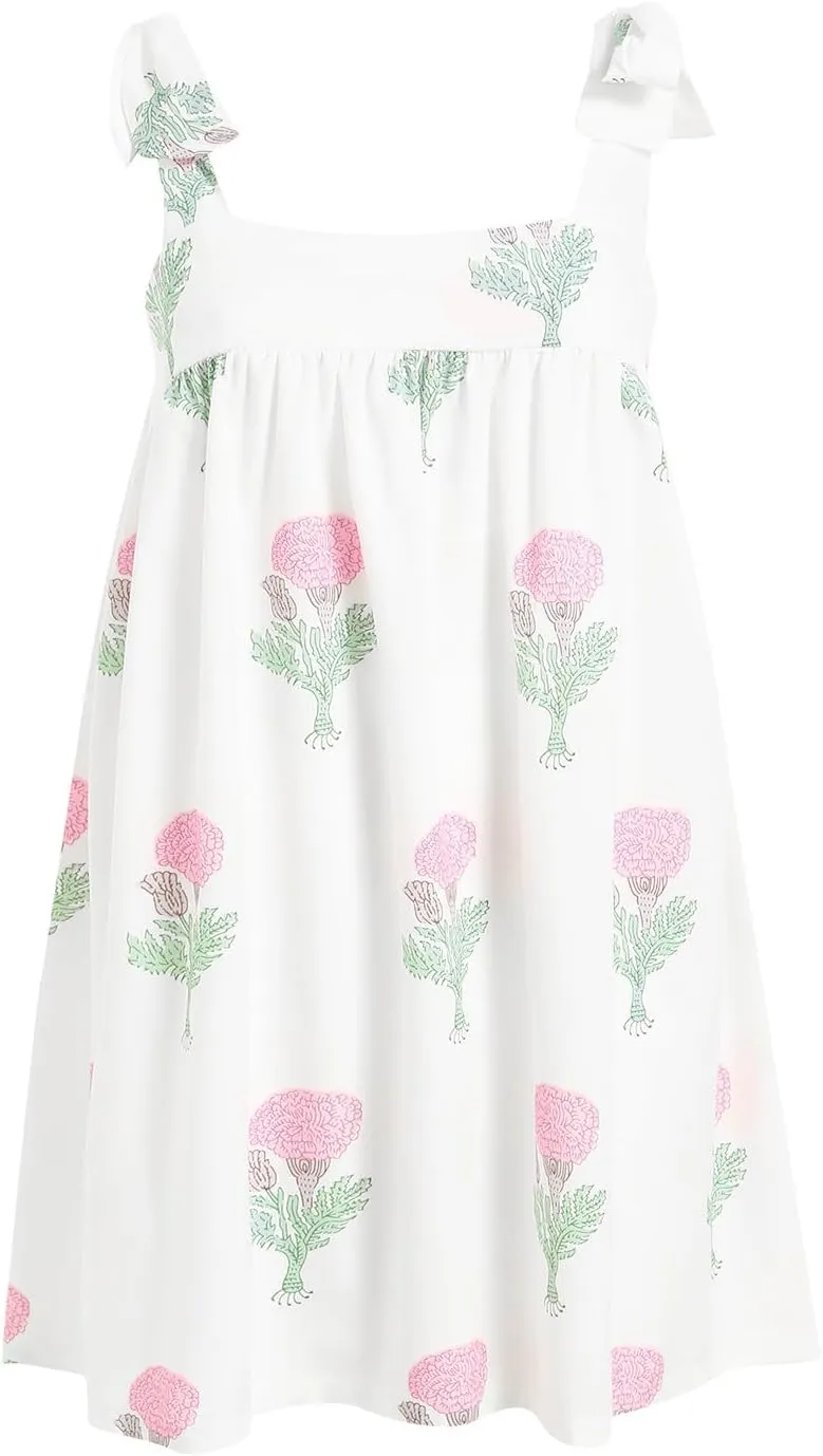 Women Y2K Tie Shoulder Mini Dress Bow Babydoll Ruffle Short Dresses Summer Boho Floral Flowy Beach Sundress