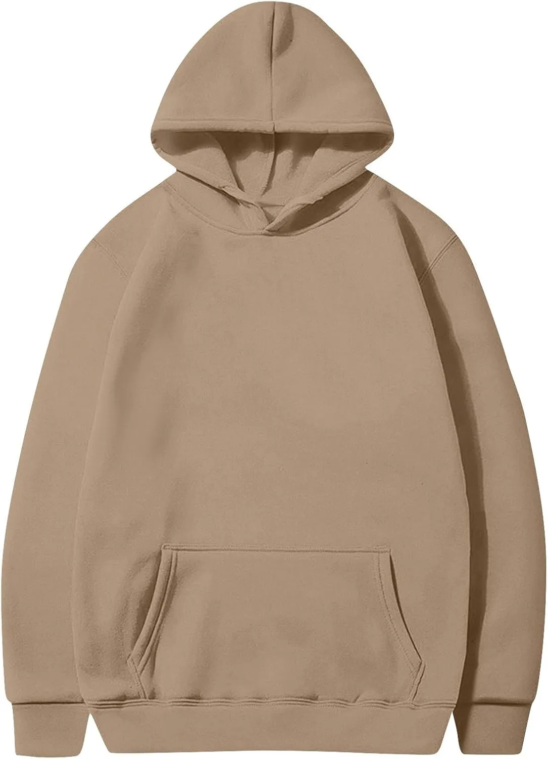 Womens Plain Hoodies Oversized Sweatshirts Pullover Fleece Sweaters With Pockets Winter Fall Outfits Y2k Clothes