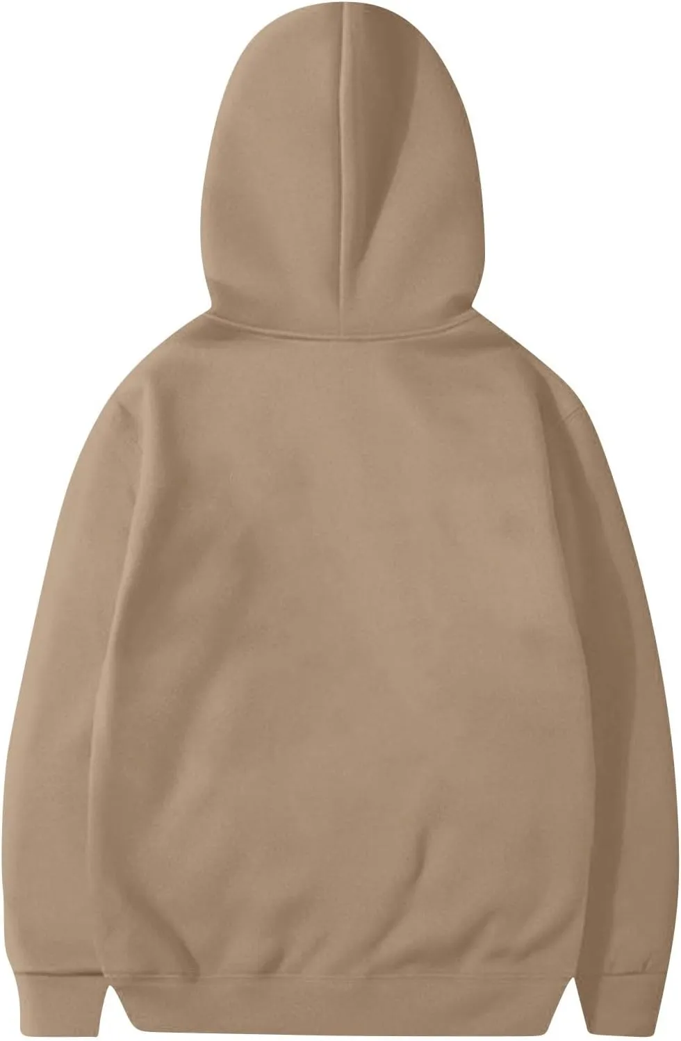 Womens Plain Hoodies Oversized Sweatshirts Pullover Fleece Sweaters With Pockets Winter Fall Outfits Y2k Clothes