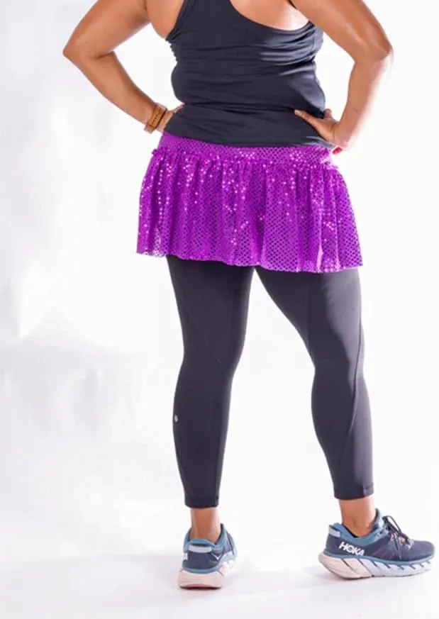 Women's Sparkle Running Skirt | Running Tutu | Glitter Running Skirt | Running Costume | Sequin Running Skirt