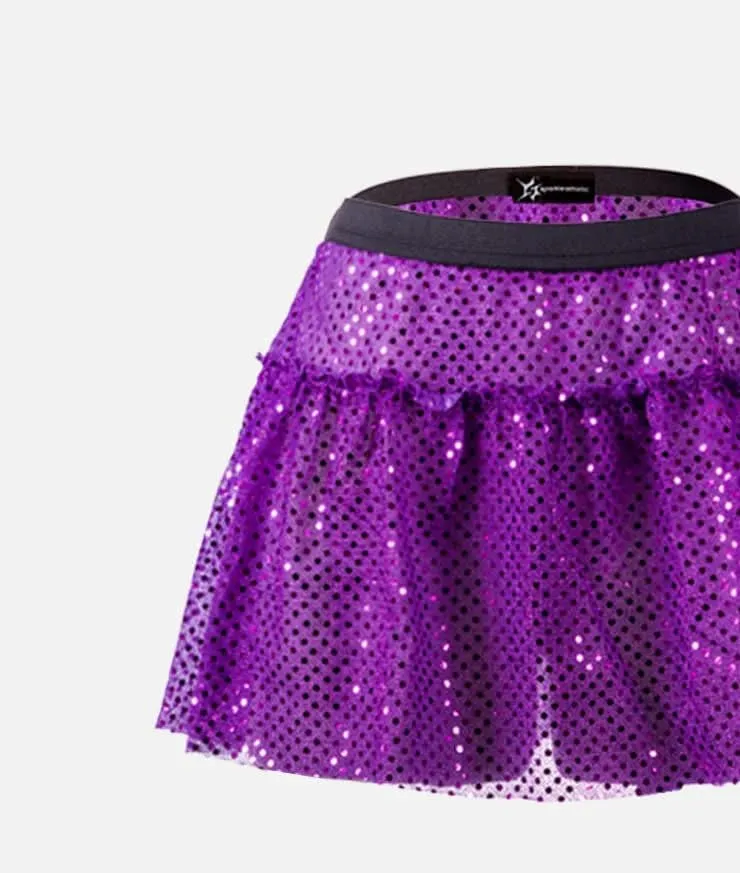 Women's Sparkle Running Skirt | Running Tutu | Glitter Running Skirt | Running Costume | Sequin Running Skirt