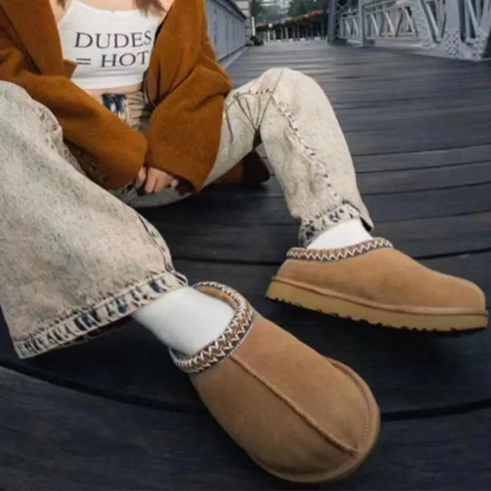 Women's Suede Clogs Leather Mules Platform Slippers for Women Comfort Sandal