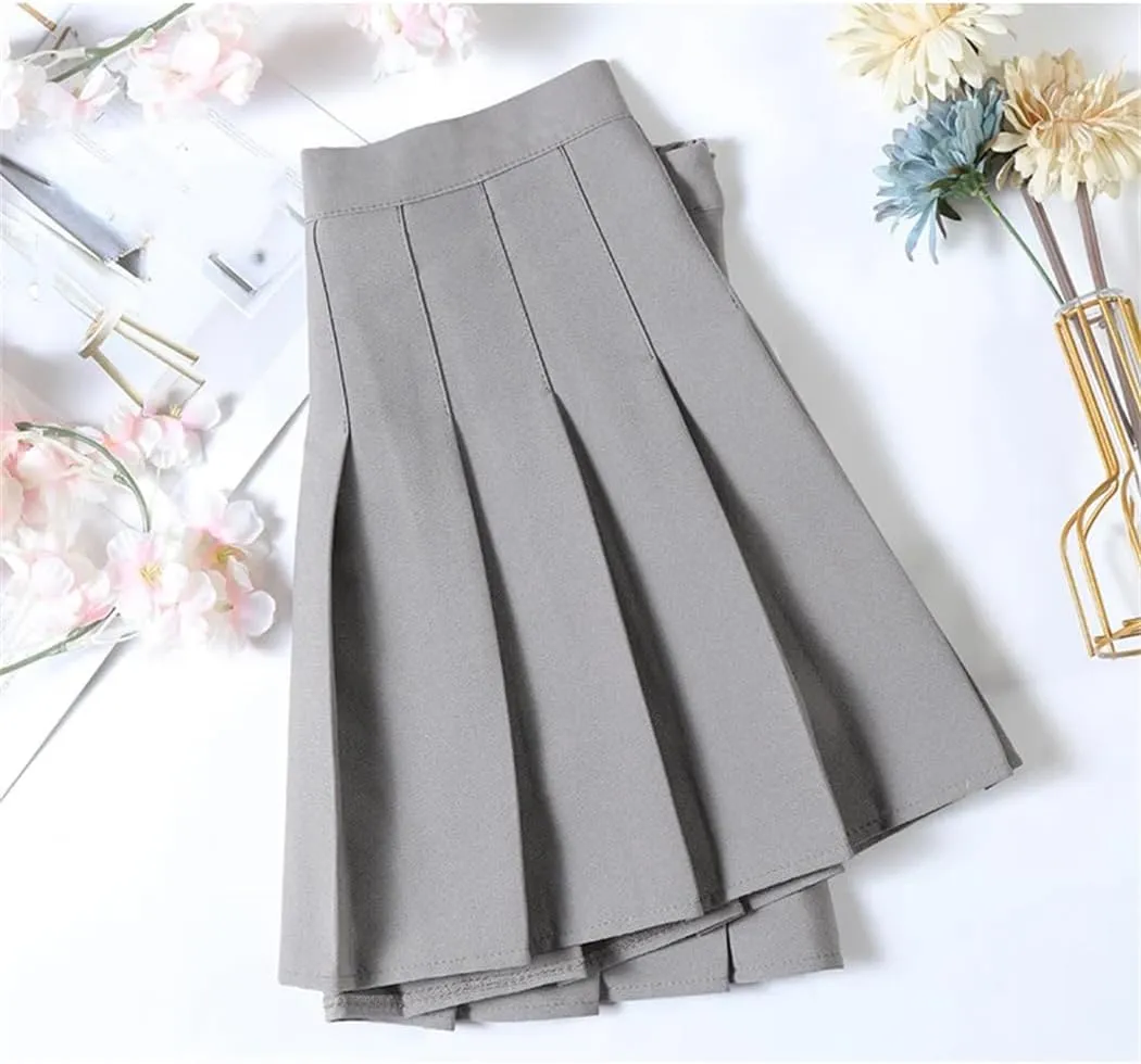Women's Summe Lightweight Athletic High Waisted A -Line Mini Short Skirts