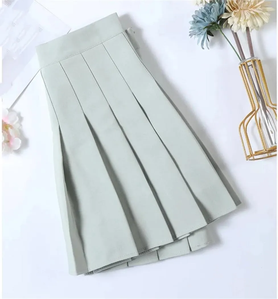 Women's Summe Lightweight Athletic High Waisted A -Line Mini Short Skirts