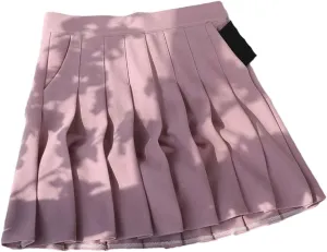 Womens Summer Fashion High Waisted Basic A-Line Mini Pleated Skirts