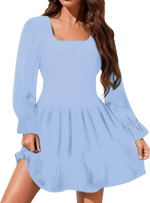Women's Summer Sleeveless Midi Sundress Swing Casual Flowy Tiered Shirts Dress Beach Travel Vacation Outfits with Pockets
