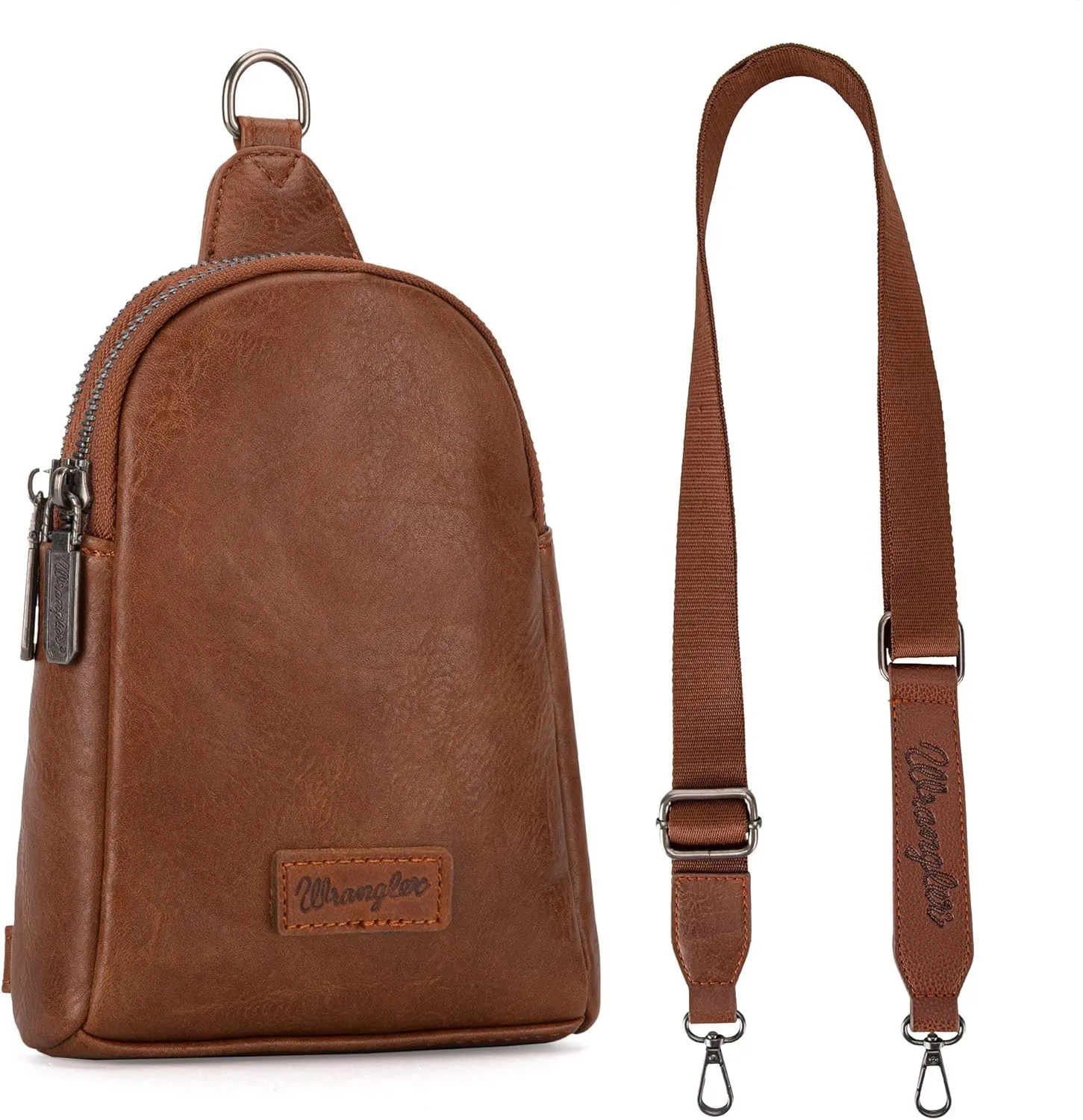 Wrangler Small Crossbody Sling Bags for Women Fanny Packs Chest Bag for Travel Gift