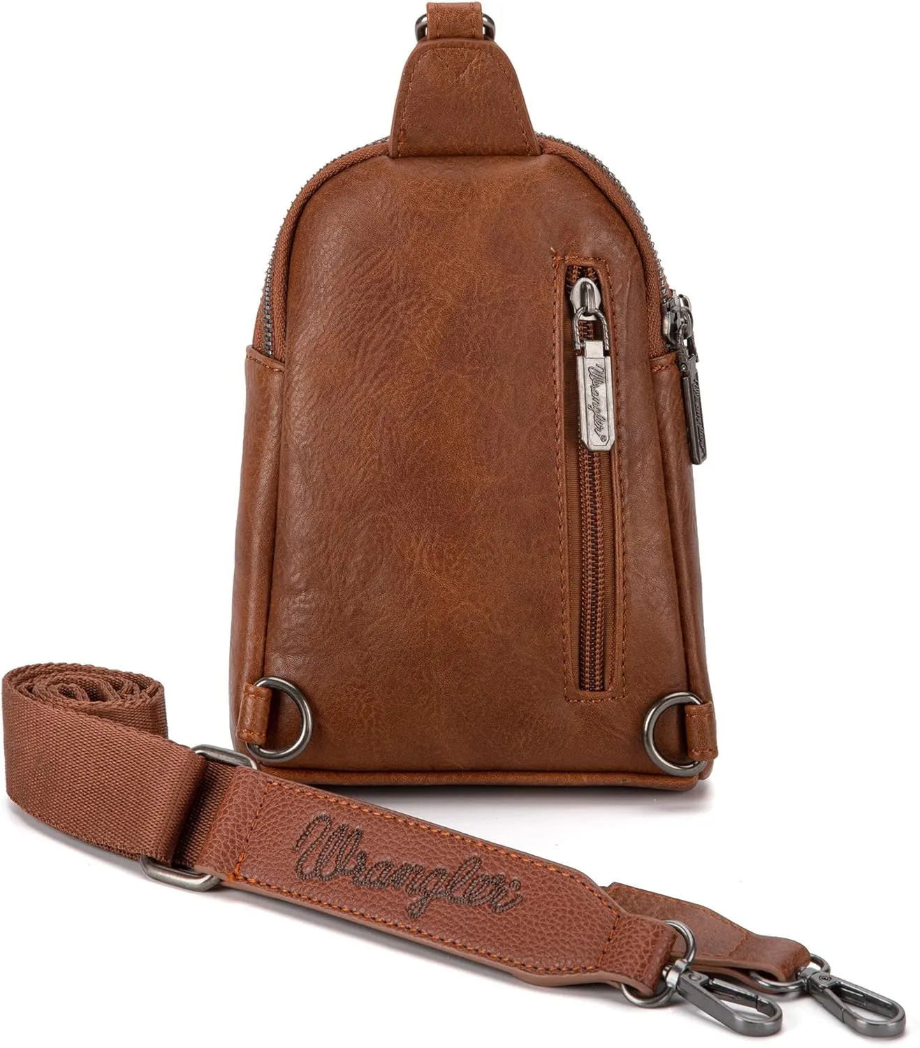 Wrangler Small Crossbody Sling Bags for Women Fanny Packs Chest Bag for Travel Gift