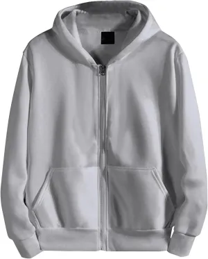 Ymosrh Zip Up Hoodie Hooded Cardigan Fall Winter Jacket Coat Hoodies With Kanga Pockets Sweatshirts, M-3XL