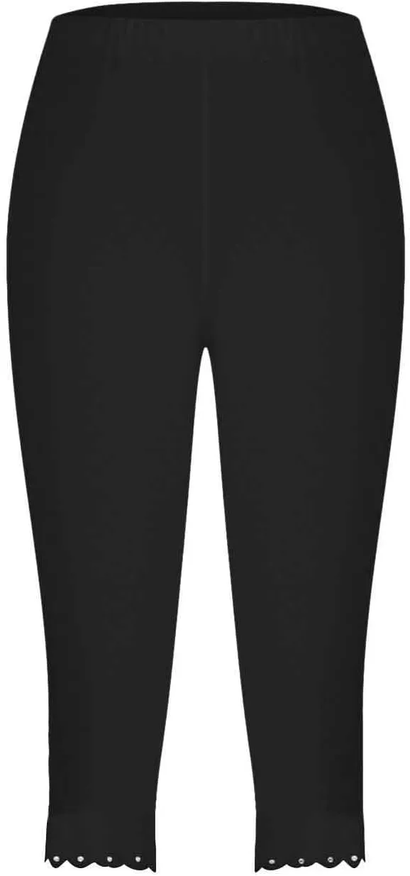 Yoga Leggings for Women Cropped Trousers High Waist Capri Pants Summer Elastic Slim Solid 3/4 Length Stretch Trouser